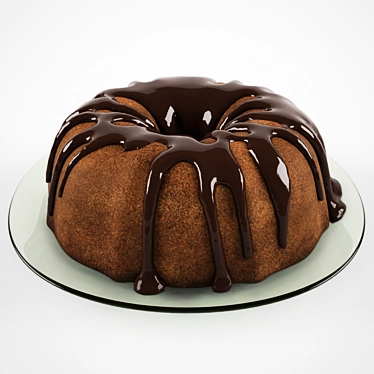 Glossy Delight: Cake Glaze 3D model image 1 