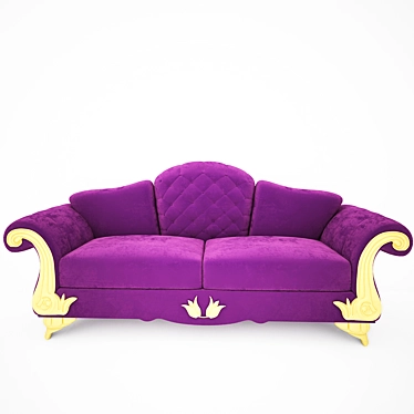 Kawsar Bako Classic Sofa 3D model image 1 