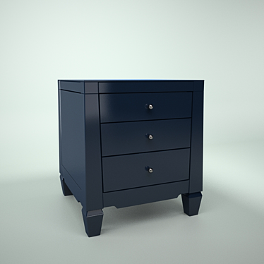 Modern Bedside Cabinet Komodik 3D model image 1 