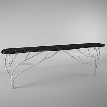 Modern Style Console 3D model image 1 