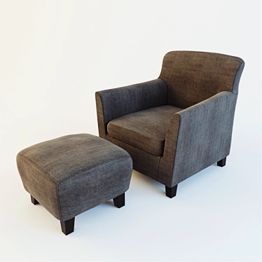 EKENAS - Stylish and Comfortable Sofa 3D model image 1 