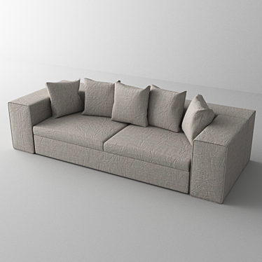 Springfield Sofa: Comfort Redefined 3D model image 1 