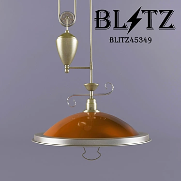 Bronze Metal Ceiling Pendant - BLITZ 3D model image 1 