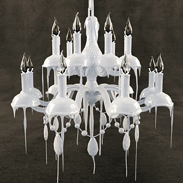 Elegant Boon Chandelier 3D model image 1 