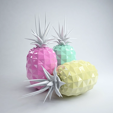 Decorative porcelain pineapples