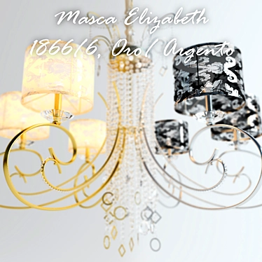 Masca Elizabeth Oro / Argento 1188/6