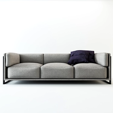 Modern Oslo Sofa - 3Dmax & Vray Compatible 3D model image 1 
