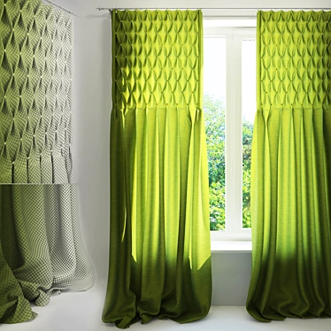 Curtains with tucks