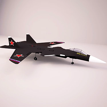 Revolutionary Su-47 "Berkut" Jet 3D model image 1 