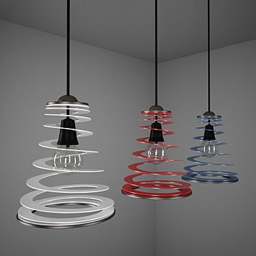 Modern Handcrafted Lamp 3D model image 1 