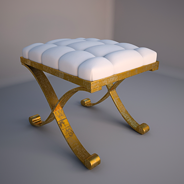 Elegance in Seating: Christopher Guy Bench 3D model image 1 