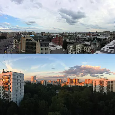  "Magnificent Moscow: A Panoramic View 3D model image 1 