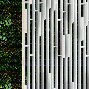 Facade panels and fence