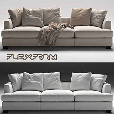 Elegant and Versatile Eros Sofa 3D model image 1 