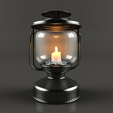 Elegant Glow: Decorative Lamp 3D model image 1 