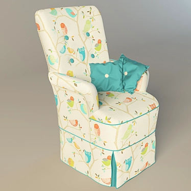 Sleek YOUNG Chair: Piermaria's Factory 3D model image 1 