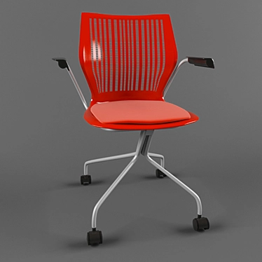 Knoll Multigeneration Hybrid Base: Versatile Seating Solution 3D model image 1 