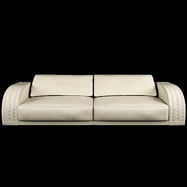 Elegant Salotti Sofa 3D model image 1 