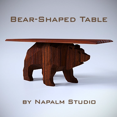 Coffee Table Bear-Shaped Table