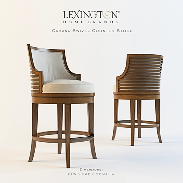 Lexington_Cabana Swivel Counter Stool