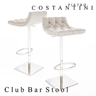 Sophisticated Constantini Pietro Club Bar Stool 3D model image 1 