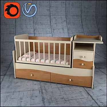 Dreamy Kids Beds 3D model image 1 