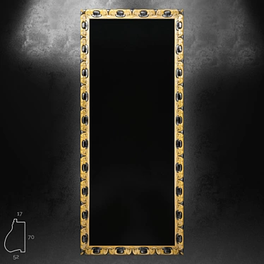 Spanish Baguette Art Mirror (TL1143-3441) 3D model image 1 