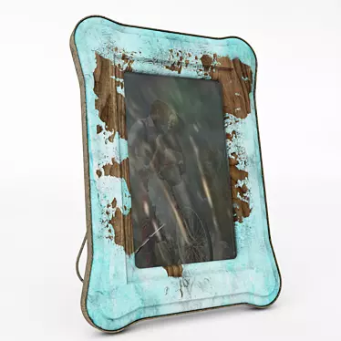 Vintage Chic Photo Frame 3D model image 1 