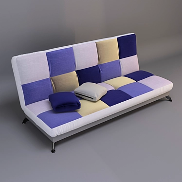 Compact Teen Sofa Bed 3D model image 1 