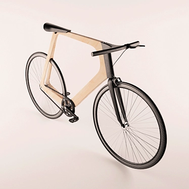 Arvak Wooden Minimalist Bike 3D model image 1 