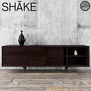 Chagall Shake Sideboard - Distinctive Design, Ample Storage 3D model image 1 