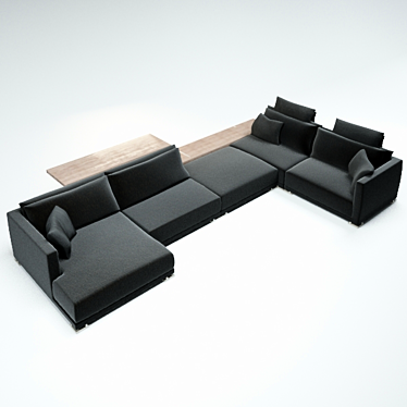 Poliform Bristol 04: Elegant and Versatile Furniture 3D model image 1 