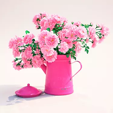 Luxury Climbing Rose Bouquet 3D model image 1 