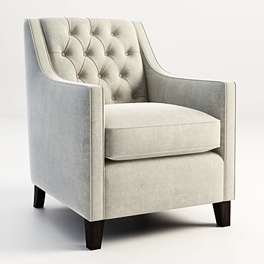 Debora Armchair - Modern Elegance for Your Home 3D model image 1 