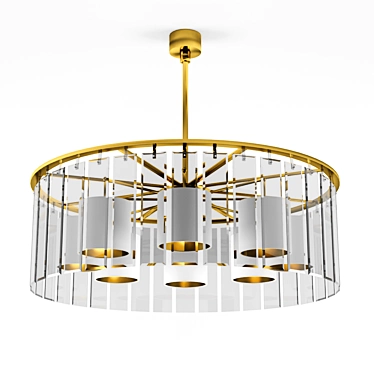 Elegant Park Lane Chandelier 3D model image 1 