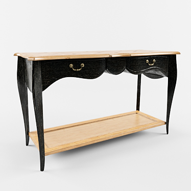 Elegant Busatto Art Console 3D model image 1 