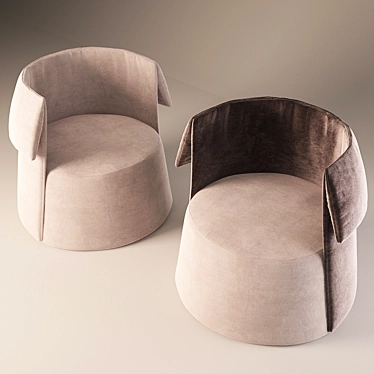 LaCarmen Armchair: Elegant and Compact 3D model image 1 