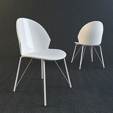 Modern Stylish Chair: Midj City X 3D model image 1 