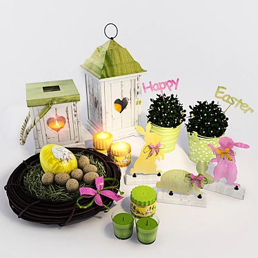 Set decoration &quot;Easter happy&quot; 3