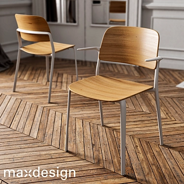 Versatile Maxdesign Appia Chair 3D model image 1 