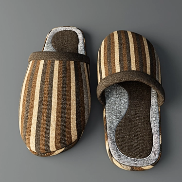 Comfort Zone Men's Slippers 3D model image 1 