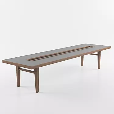 Studio Communal Table: Elegant & Functional 3D model image 1 