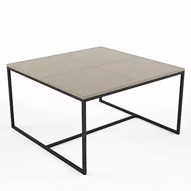 Elegant Barri Low Table 3D model image 1 