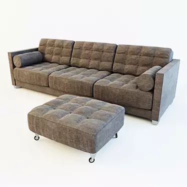 LE CANAPE Sofa: Stylish and Versatile 3D model image 1 
