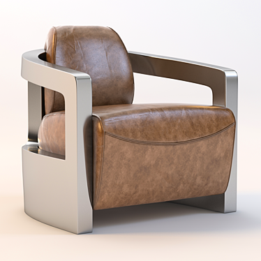 Luxury Bugatti Atlantic Coupe Leather Chair 3D model image 1 