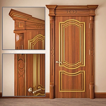 Stylish Entryway Solution: The Door 3D model image 1 