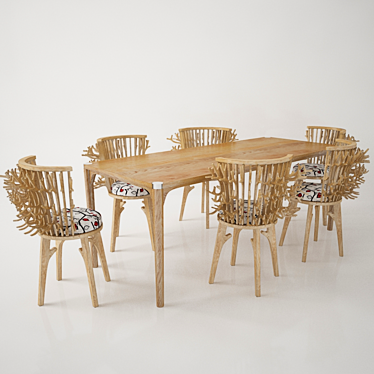 Branch: Organic Chairs for Natural Comfort 3D model image 1 