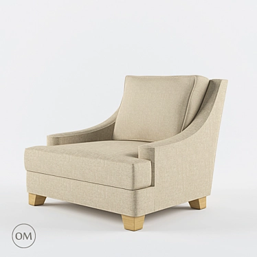 Contemporary Arne Armchair by Marko Kraus 3D model image 1 