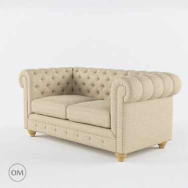 Marko Kraus Chester 2 Seater Sofa 3D model image 1 