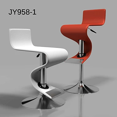 ESF JY958-1 Bar Chair - Sleek and Stylish 3D model image 1 